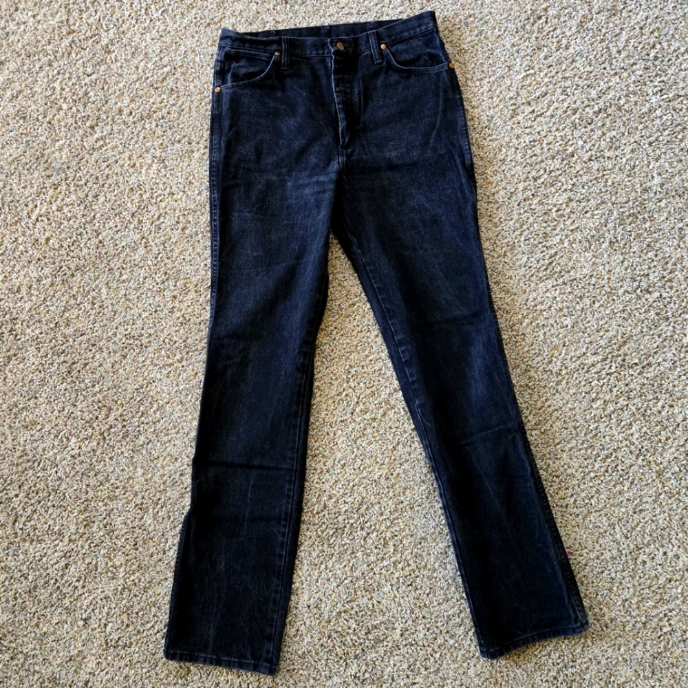 Vintage 90's Wrangler 936WBK Men's Cowboy Cut Slim Jeans 34 x 36